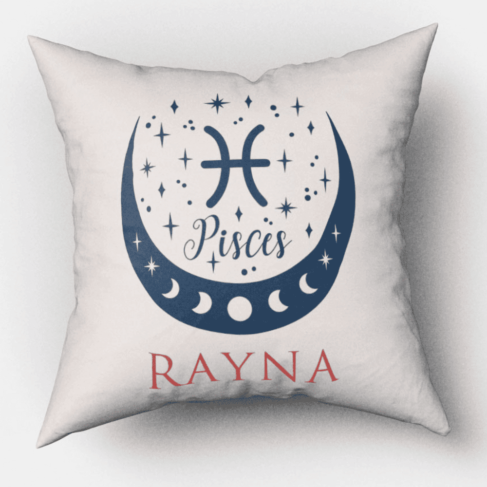 Zodiac Cushion (personalised) - Pisces