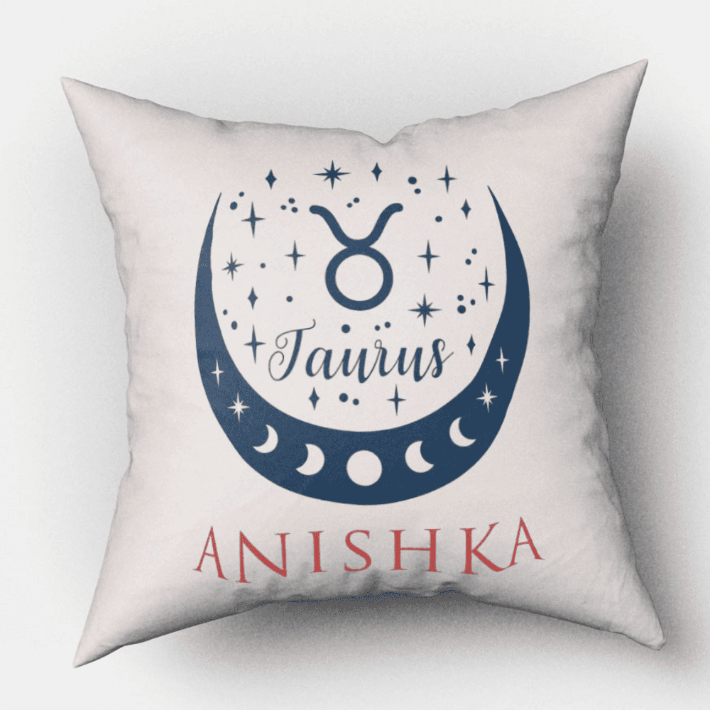 Zodiac Cushion (personalised) - Taurus