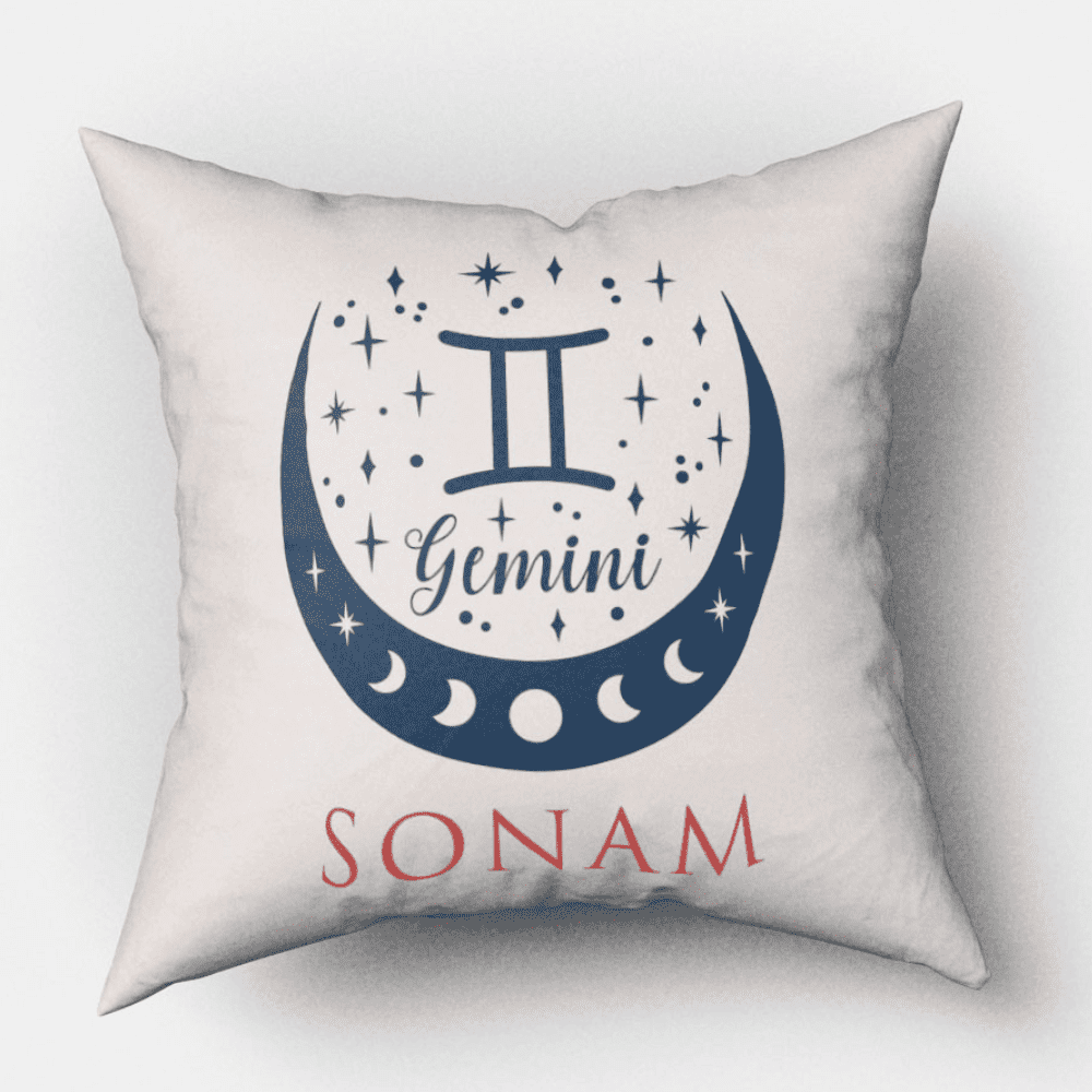 Zodiac Cushion (personalised) - Gemini