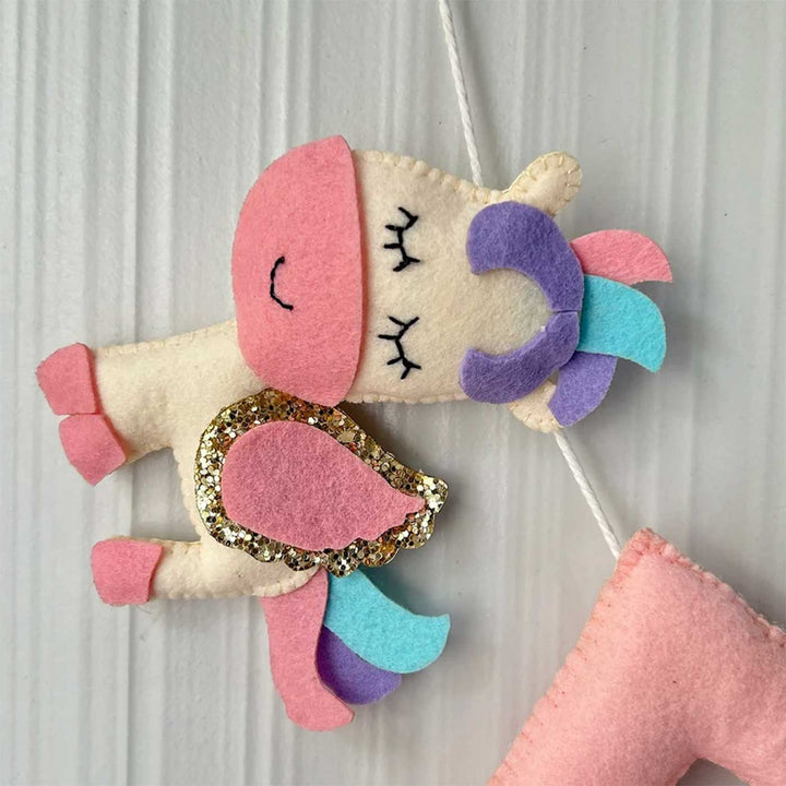Babble Wrap Unicorn Fairy Name Bunting/Garland