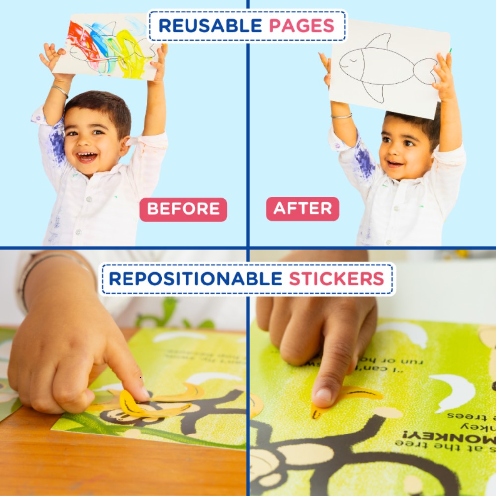 My First Dabble Swingin’ Jungle Adventure | Reusable Story Card Set