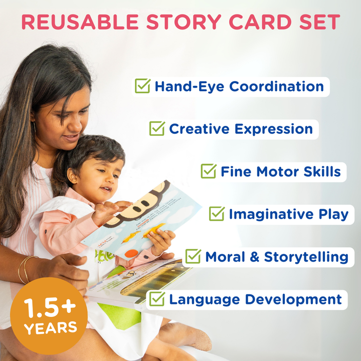 My First Dabble Swingin’ Jungle Adventure | Reusable Story Card Set