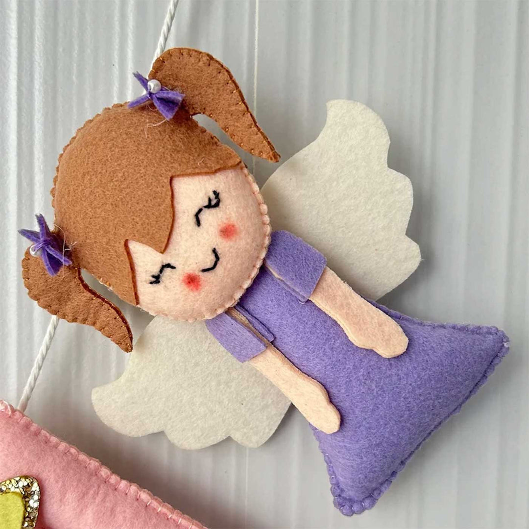 Babble Wrap Unicorn Fairy Name Bunting/Garland