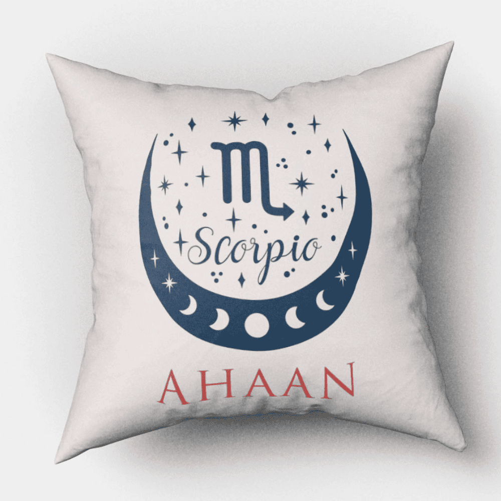 Zodiac Cushion (personalised) - Scorpio