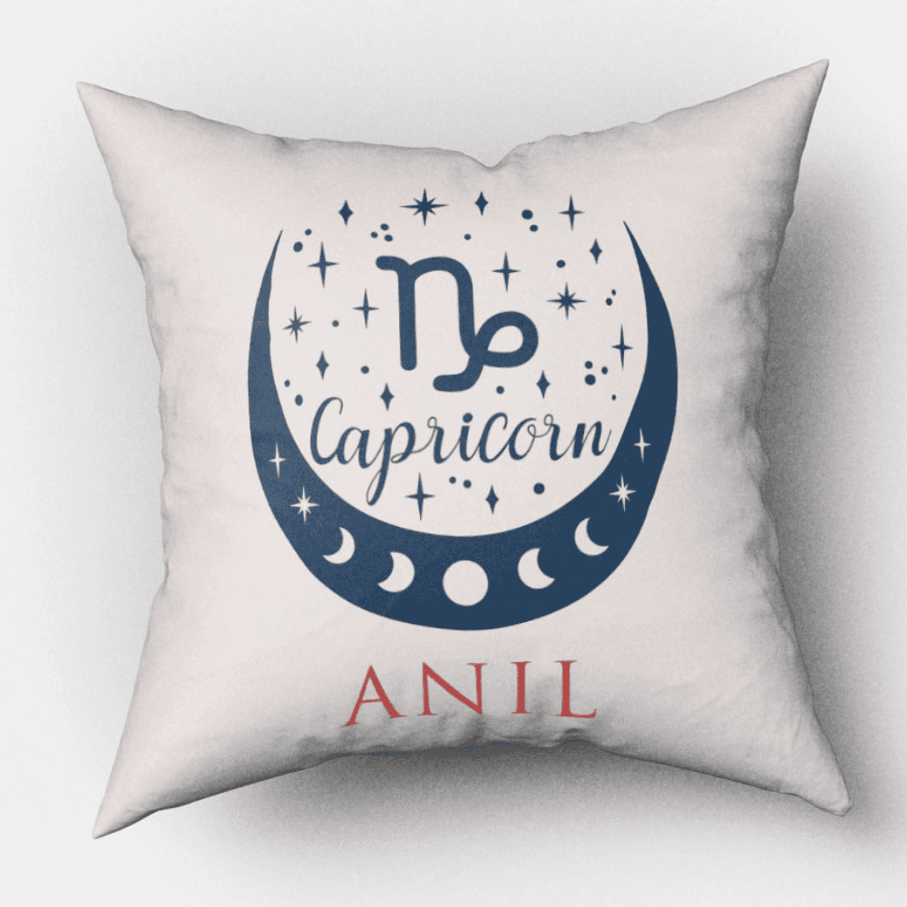 Zodiac Cushion (personalised) - Capricorn