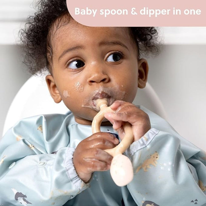 Dippit Multi Stage Baby Weaning Spoon and Dipper Mint - Pack of 2