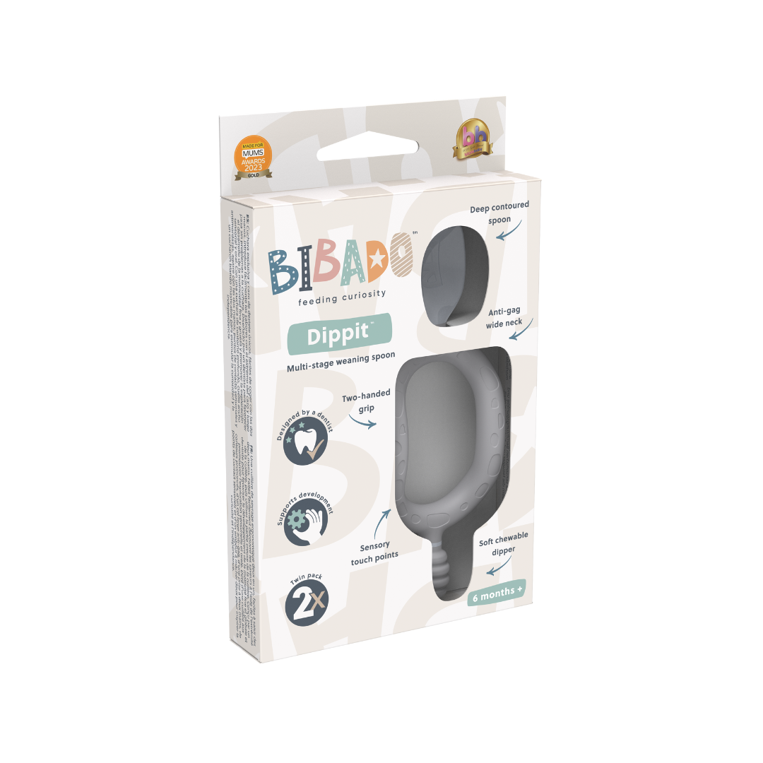Dippit Multi Stage Baby Weaning Spoon and Dipper Mint - Pack of 2