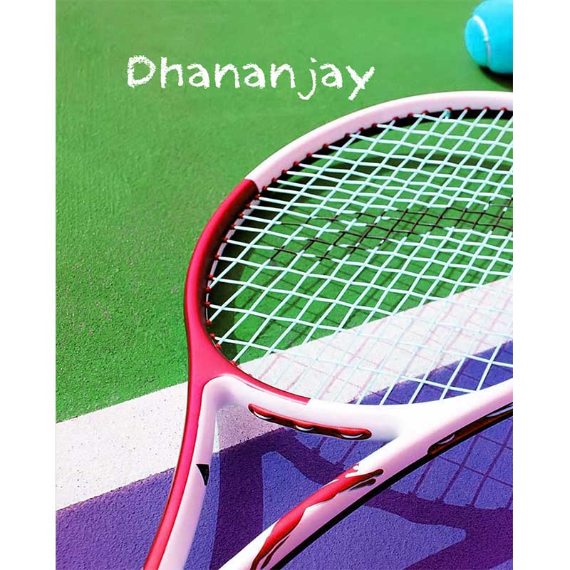 Tennis Hardbound Notebook