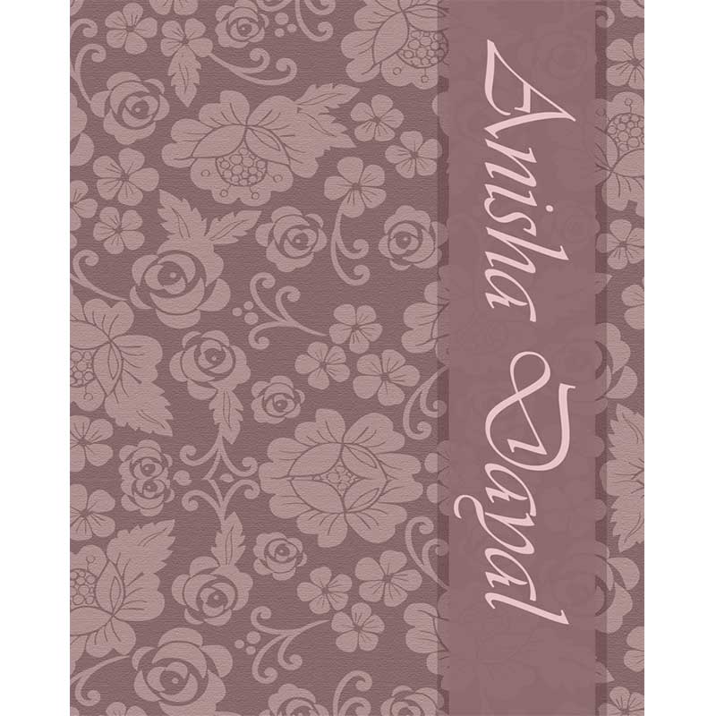 Brown Roses Hardbound Notebook