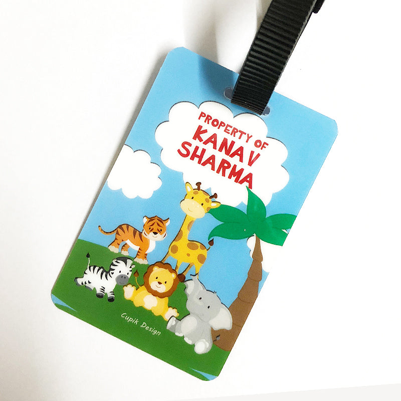 Jungle Safari Bag Tags