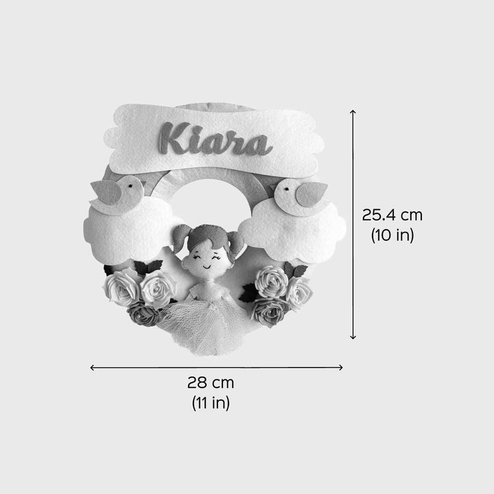Babble Wrap  Flower Fairy Name Hanging
