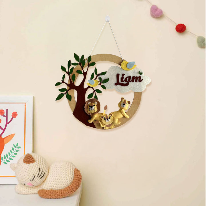Babble Wrap  Little Lions' Den Name Hanging
