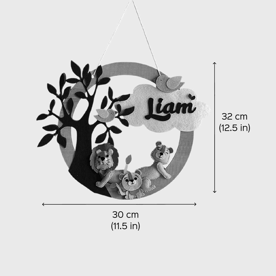 Babble Wrap  Little Lions' Den Name Hanging