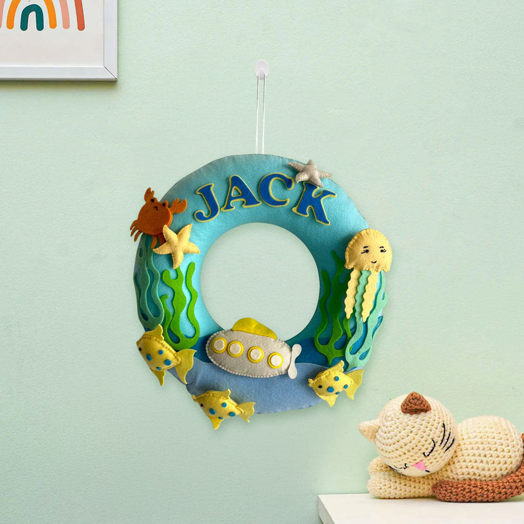 Babble Wrap Under the Sea Name Hanging