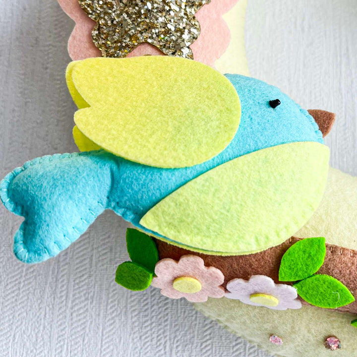 Babble Wrap  Chirping Songbird Name Hanging