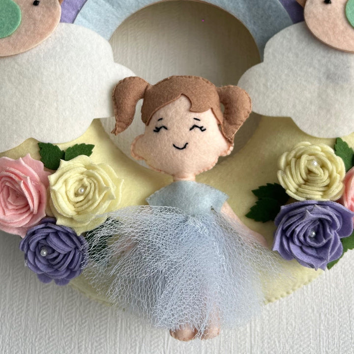 Babble Wrap  Flower Fairy Name Hanging