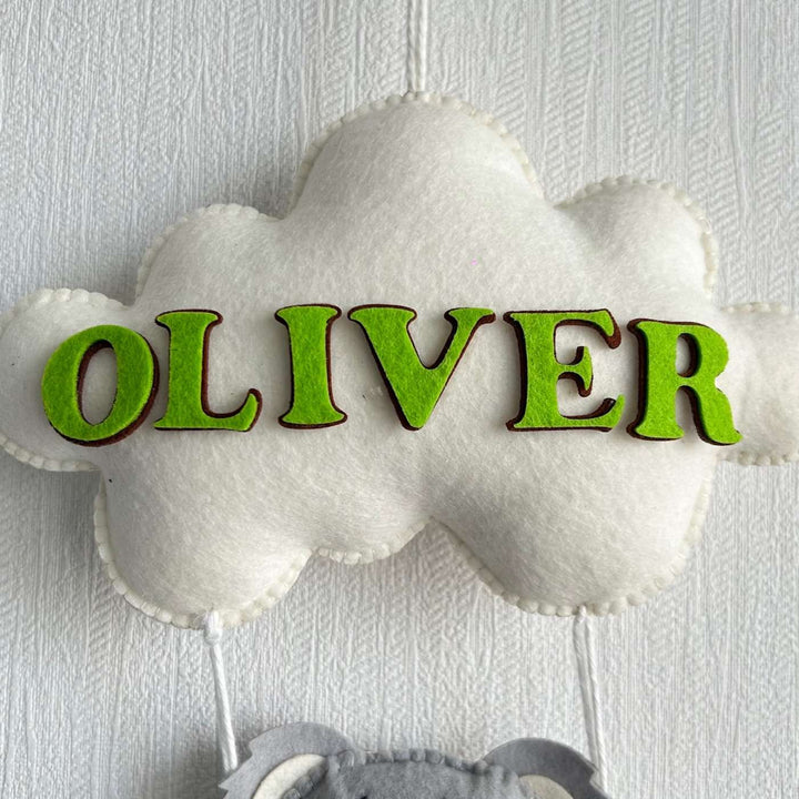 Babble Wrap  Koala's Cling Name Hanging