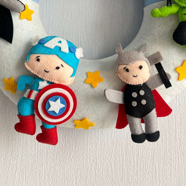 Babble Wrap Superheroes Assemble Name Hanging