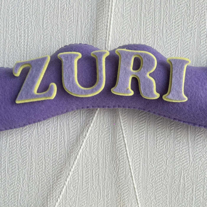Babble Wrap  Teddy's Starry Moon Name Hanging