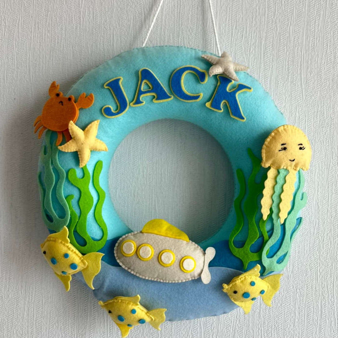 Babble Wrap Under the Sea Name Hanging