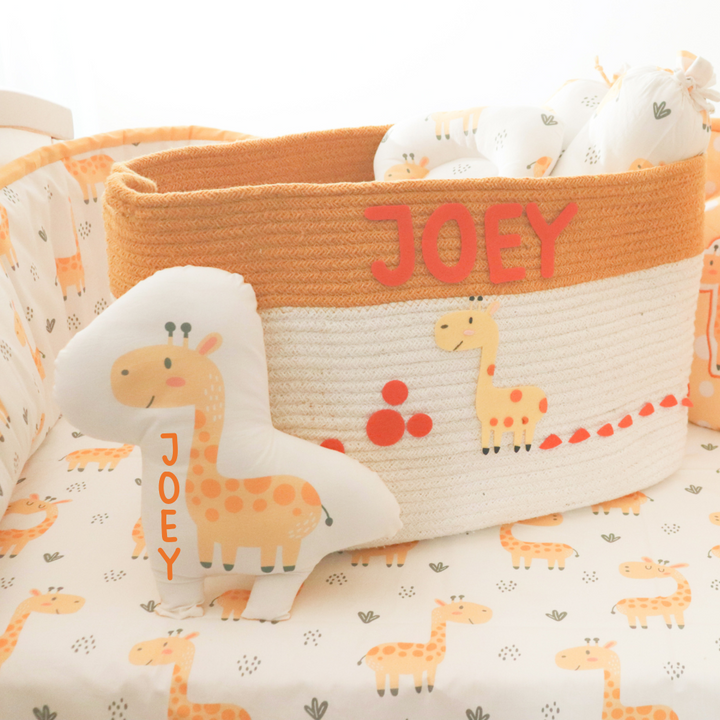 Baby Giraffe - Organic Cot Bedding Gift Set