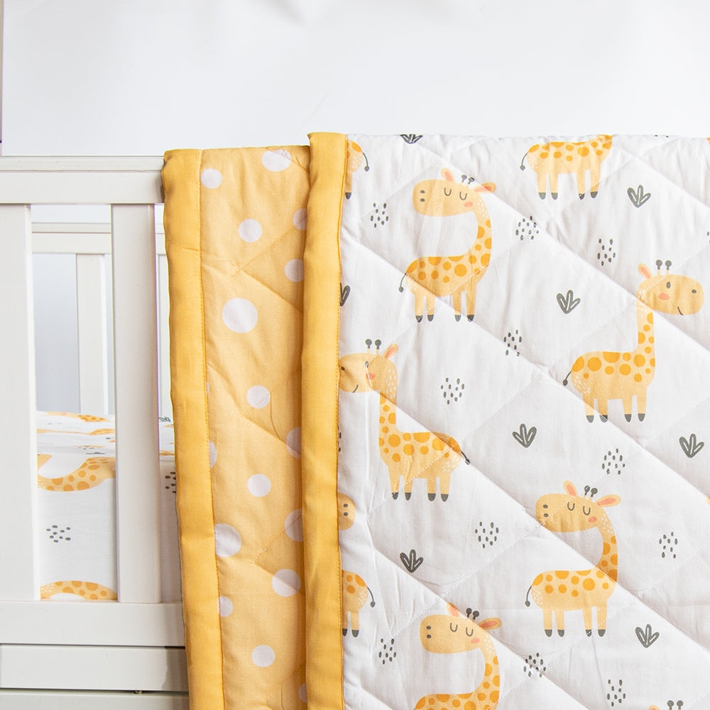 Baby Giraffe - Organic Cot Bedding Gift Set