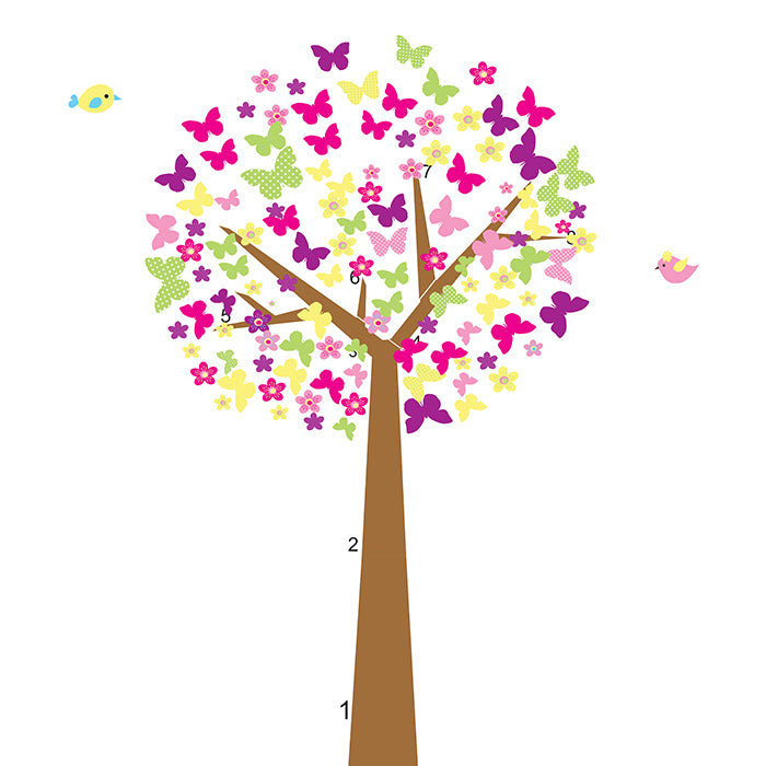 Butterfly Tree Wall Sticker