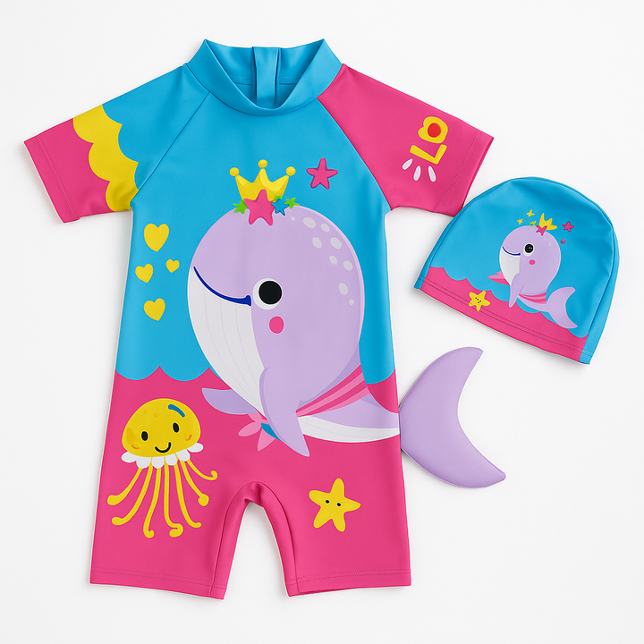 Princess Narwhal Splash Suit