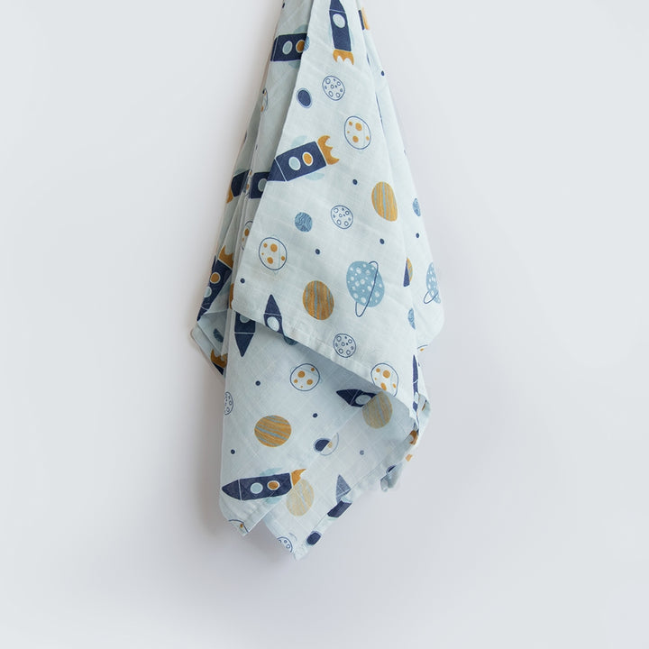 Child Of The Universe & Doodle Circles - Organic Luxury Swaddles Set