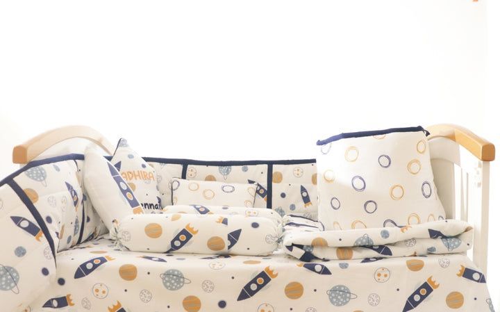 Child Of The Universe - Quilted Cot Bumper