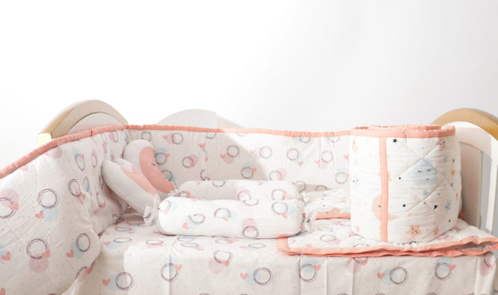 Circle Of Love - Organic Cot Bedding Gift Set