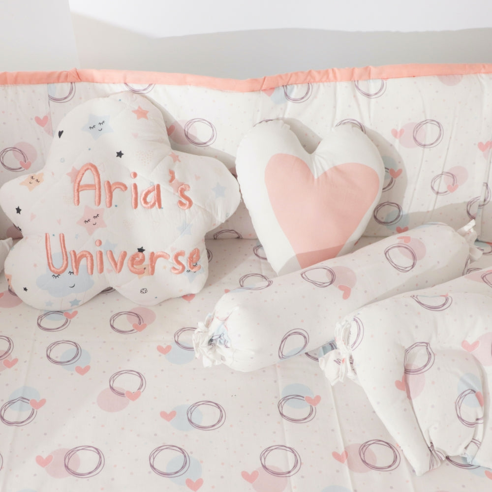 Circle Of Love - Organic Cot Bedding Gift Set