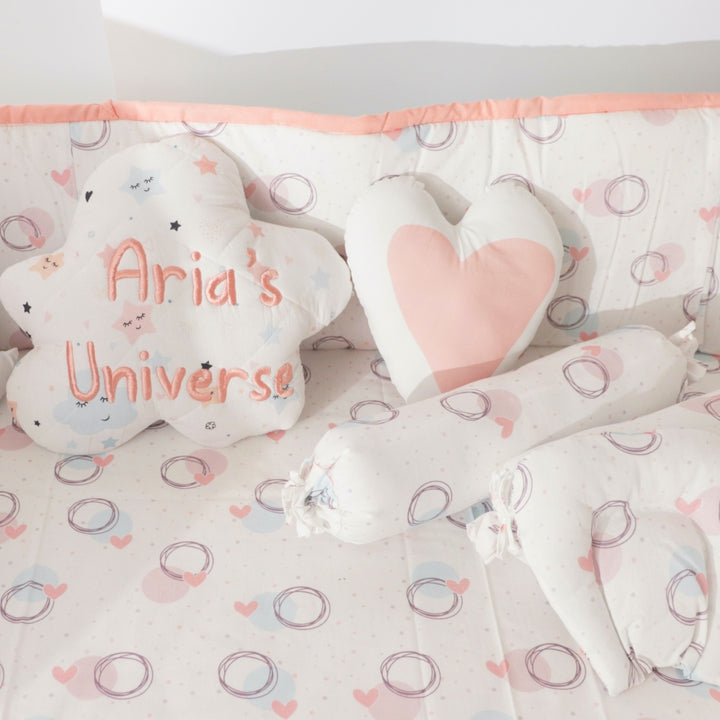 Circle Of Love - Organic Cot Bedding Gift Set
