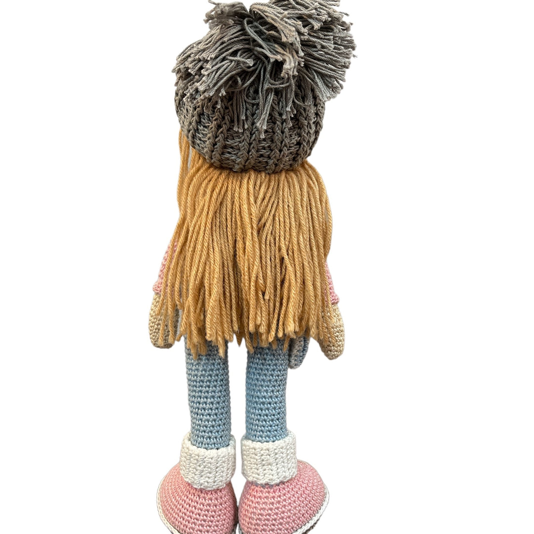 Crochet Doll - Beanie Belle (Aqua-Blue)