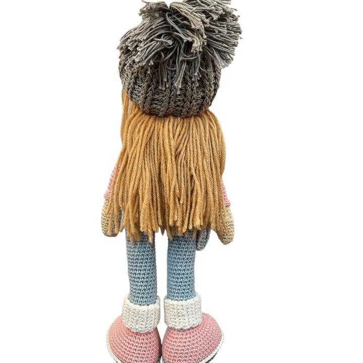 Crochet Doll - Beanie Belle (Aqua-Blue)