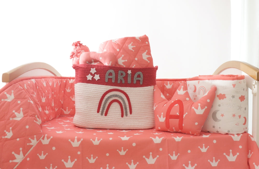 Crowns- Organic Cot Bedding Gift Set