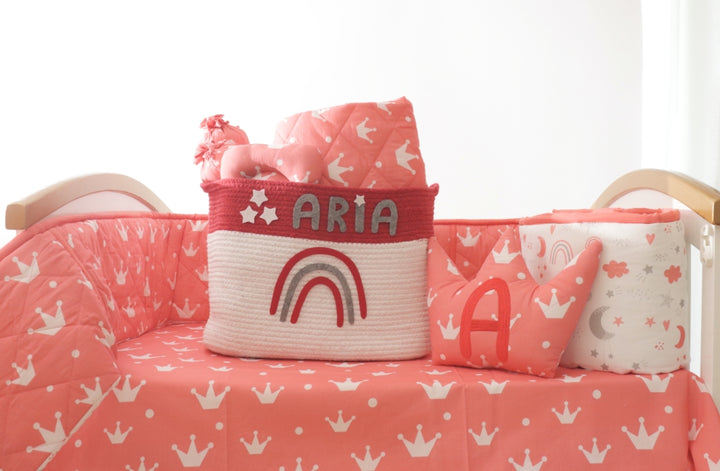 Crowns- Organic Cot Bedding Gift Set