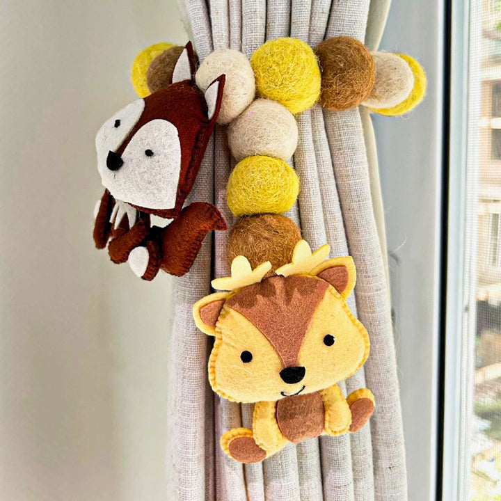 Curtain Tie - Forest Friends