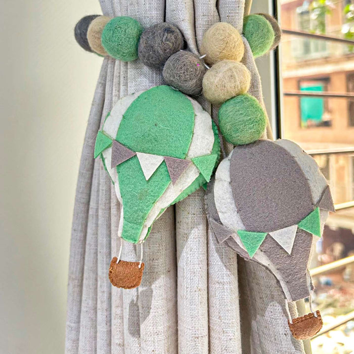 Curtain Tie - Hot Air Balloon Adventure