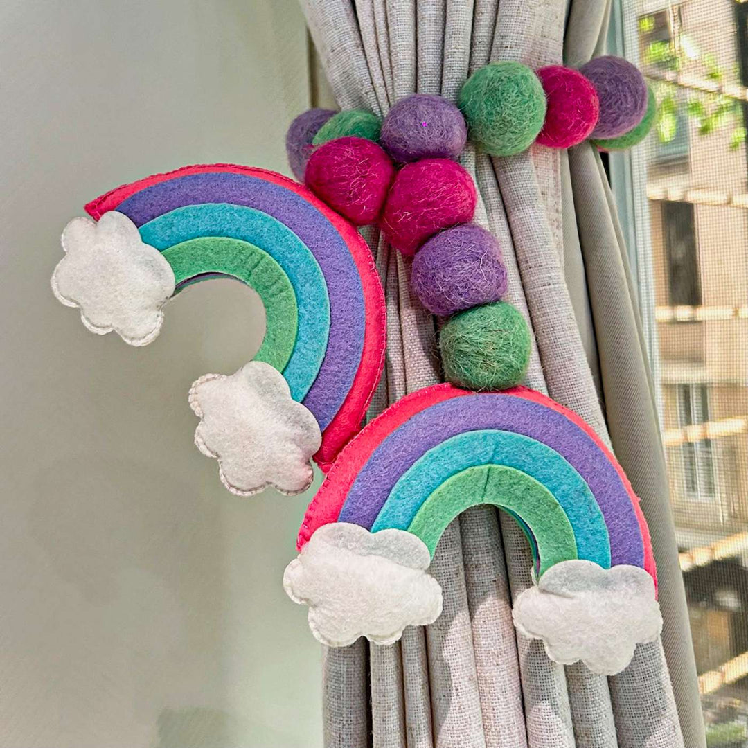 Curtain Tie - Rainbow Radiance