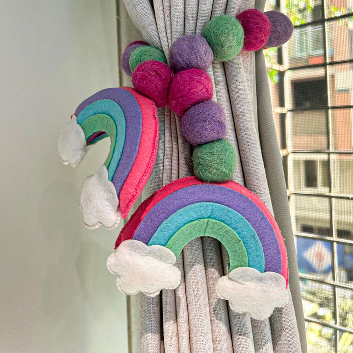 Curtain Tie - Rainbow Radiance