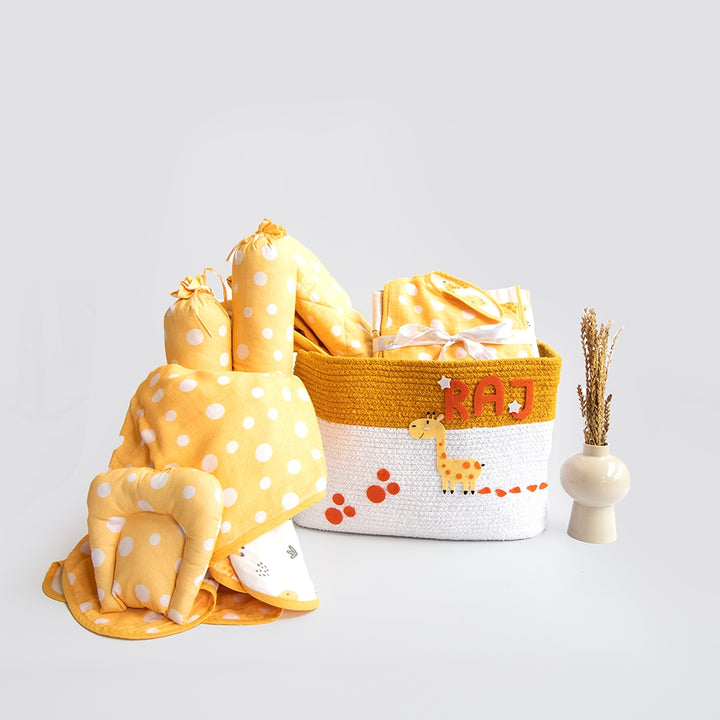 Cute Polka - Organic Gift 'Basket of Love'
