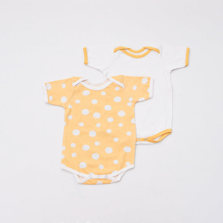 Cute Polka Bodysuits - Set Of 2