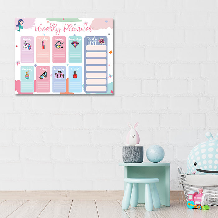 Kids Weekly Planner - Cute Icons