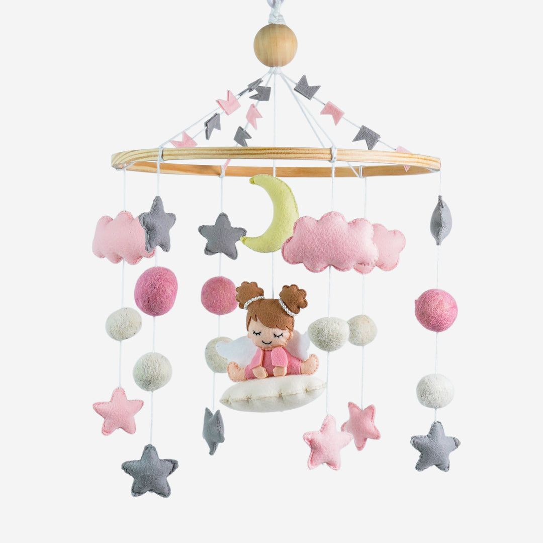 Babble Wrap Cot / Crib Mobile - Angel’s Cloud Haven