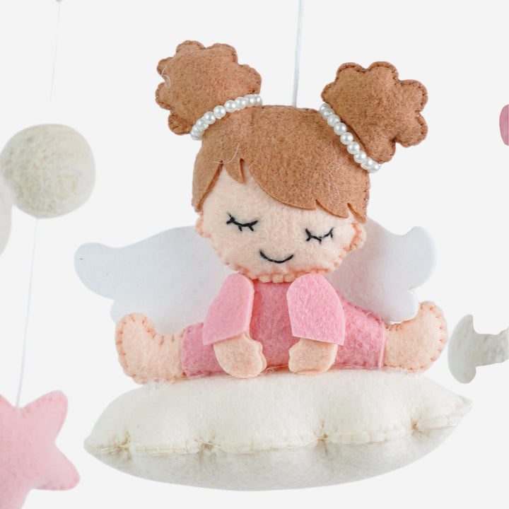 Babble Wrap Cot / Crib Mobile - Angel’s Cloud Haven