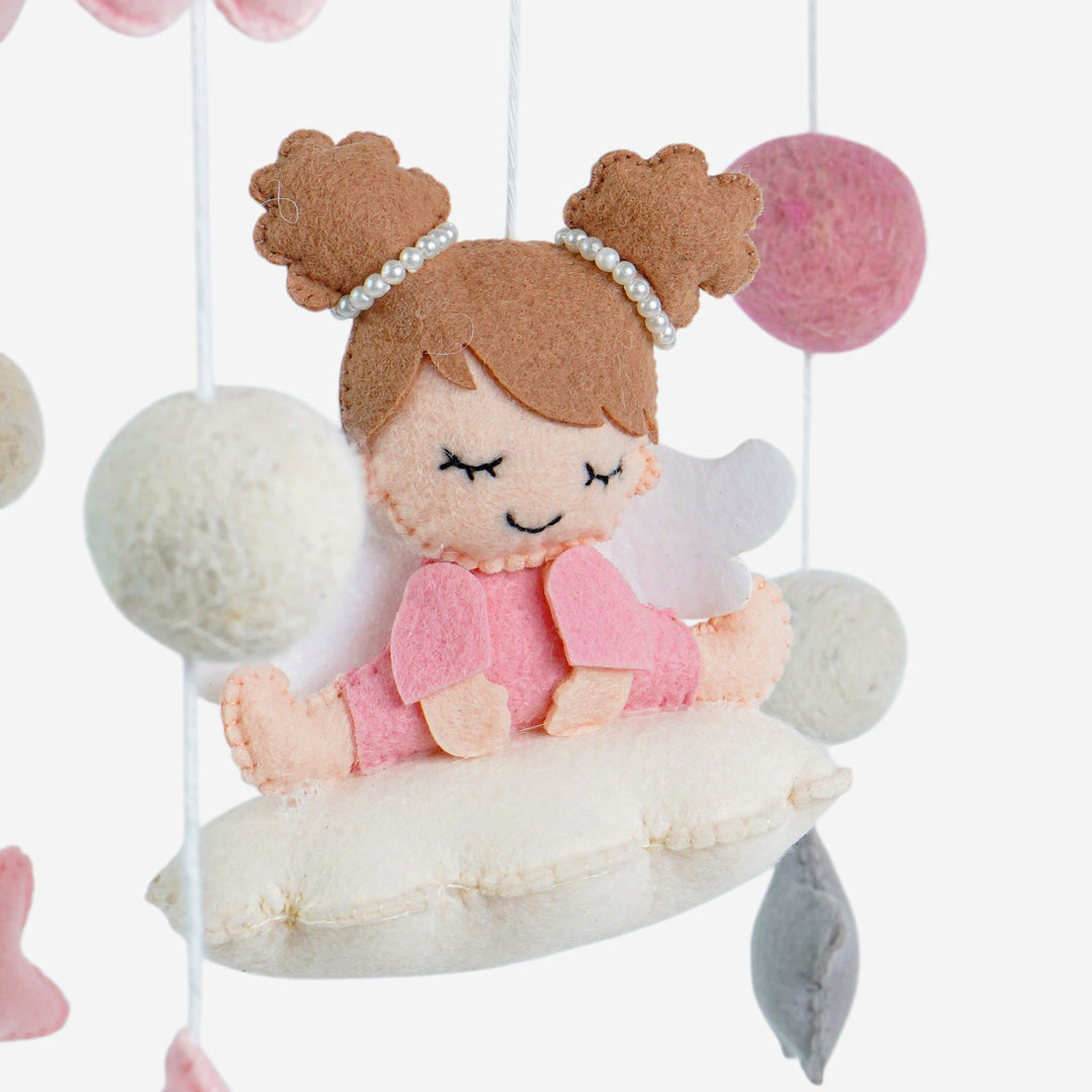 Babble Wrap Cot / Crib Mobile - Angel’s Cloud Haven