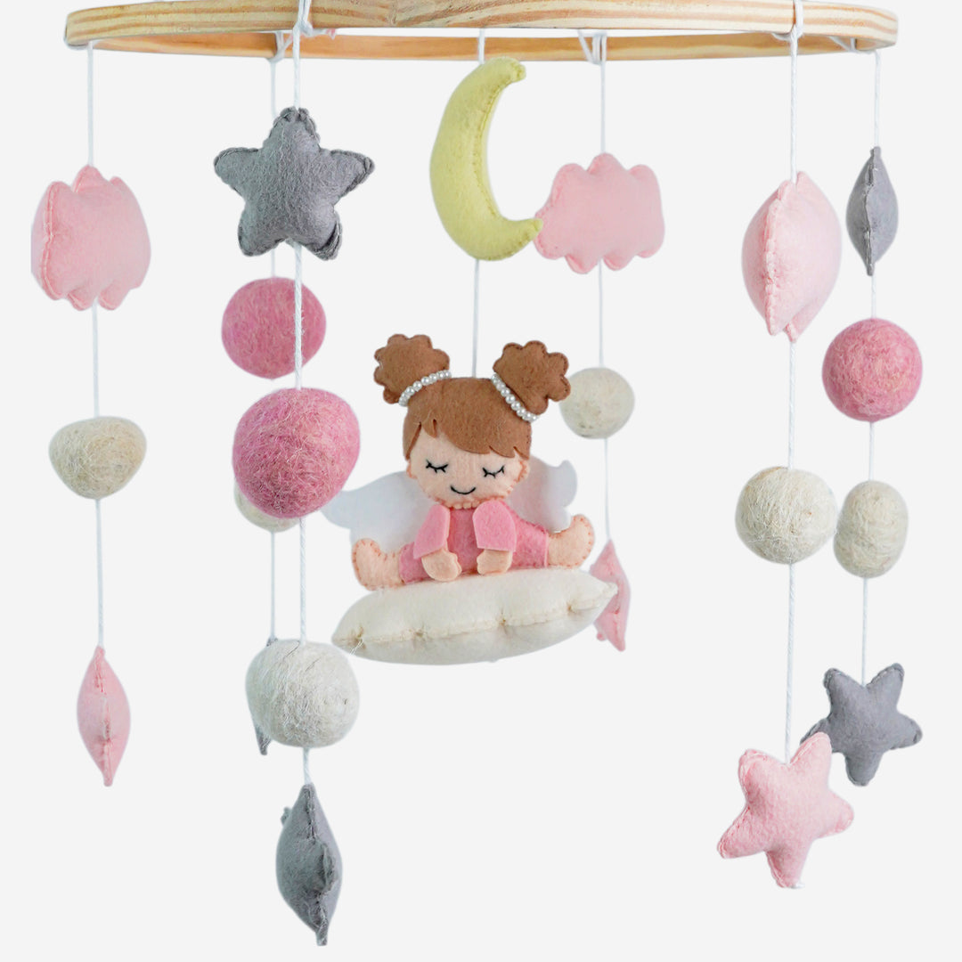 Babble Wrap Cot / Crib Mobile - Angel’s Cloud Haven