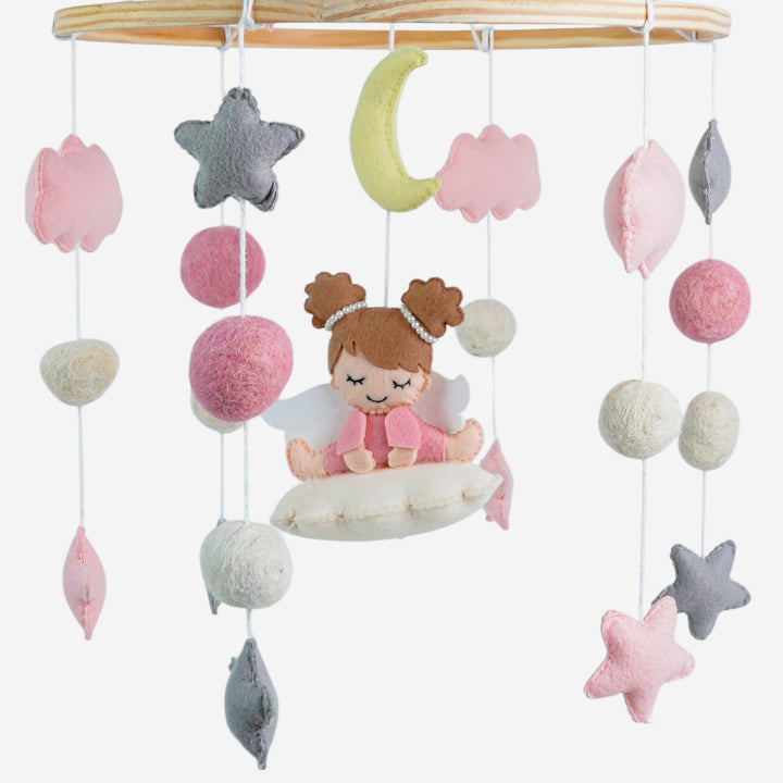 Babble Wrap Cot / Crib Mobile - Angel’s Cloud Haven