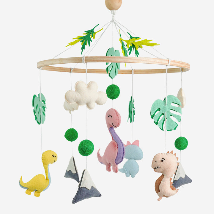 Babble Wrap Cot / Crib Mobile - Jurassic Journey